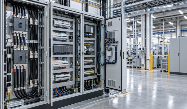 Endüstriyel elektrik panoları ve güvenli enerji sistemi